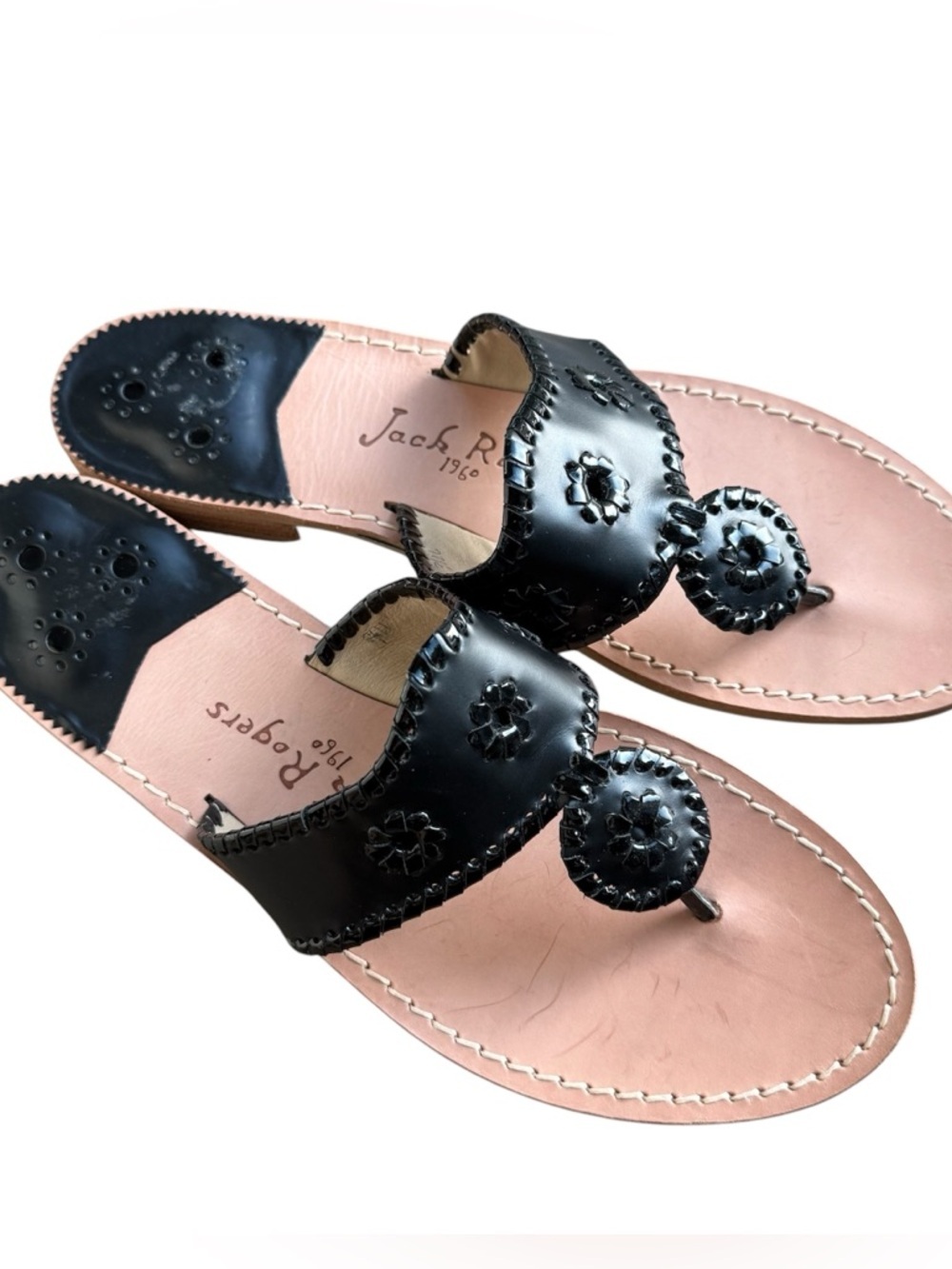 Jack Rogers Jacks Flat sandals size 11.5 women black